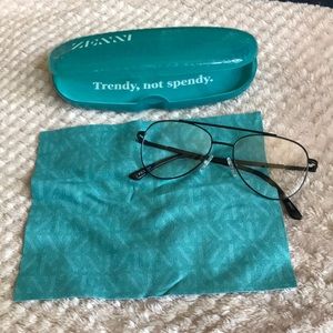 Zenni aviator glasses, plastic lens.( kids size)
